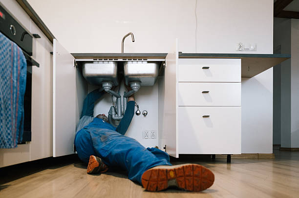 Professional Drain Cleaning technician working in Oshkosh, WI